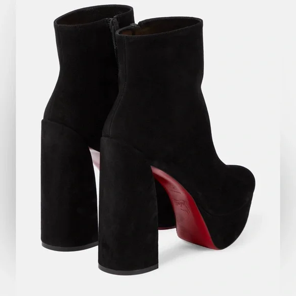 CHRISTIAN LOUBOUTIN Movida 130 suede ankle boots - Picture 2 of 12